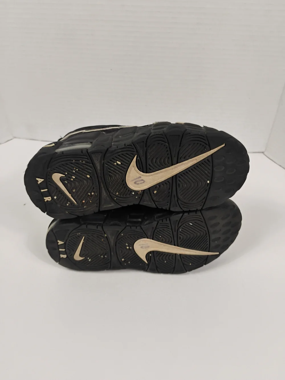 Kids Black 'AIR' Sneakers with White Trim
